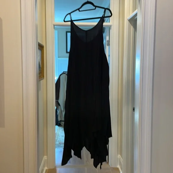 Elan black cotton slip dress (bw) - Picture 6 of 6